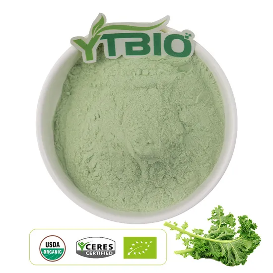 Hot Sale Kale Extract Powder Vegetable Powder Organic Kale Juice Powder 